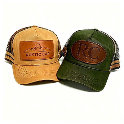 Cappellino trucker a 6 pannelli con rete traspirante sul retro, chiusura a scatto regolabile, ideale per eventi e uniformi