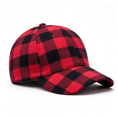 Hook Loop Closure Six Panel Baseball Cap Durable Comfortable Sports Hat Suitable for Outdoor Activities and Team Events