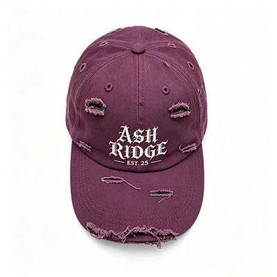 Distressed Breathable Lightweight Sports Dad Hat Raised Embroidery Hand Washable Ideal for Casual Wear Outdoor Enthusiasts