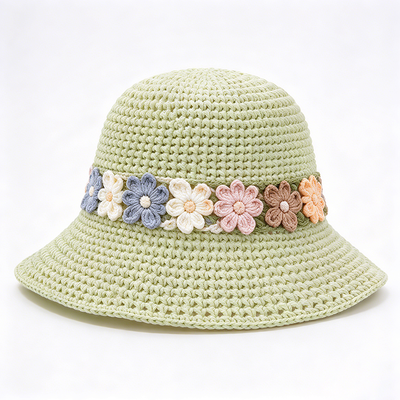 Cappello da cucchiaio a spillo di cotone Filato larghe sponde Testa elegante Perfetta per viaggiare Strada abbigliamento da strada quotidiano