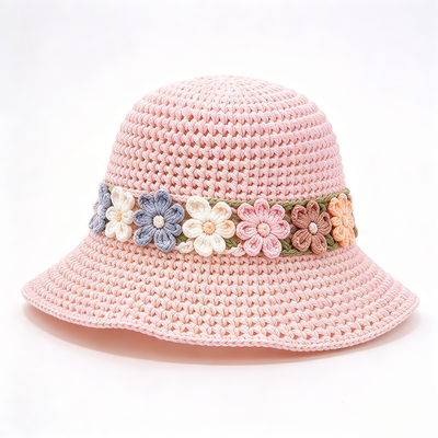 Cappello da cucchiaio a spillo di cotone Filato larghe sponde Testa elegante Perfetta per viaggiare Strada abbigliamento da strada quotidiano
