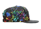 Pittura - spruzzare i cappelli dello Snapback delle donne di stile, cappucci hip-hop variopinti di Snapback