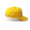 Berretto da baseball del pannello del poliestere 5 di 100%/cappello di baseball unisex sport di giallo