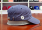 I cappelli blu del papà di sport del tessuto asciutto rapido Metal i berretti da baseball d'annata uomini/del fermaglio