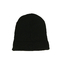L'abitudine lavora all'uncinetto il cappello dell'alpaga dello slouch del beanie tricottato beanie nero del cappuccio di sci del cranio dell'inverno con il logo della toppa