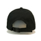 Berretti da baseball su ordinazione del bordo curvi pannello del nero 6 con i cappelli di plastica Bsci del fermaglio