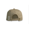 Il pannello su ordinazione della saia 6 del cotone ha strutturato il berretto da baseball di sport con il logo del ricamo 3d