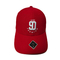Il soffio comune del tessuto 3d ha ricamato i berretti da baseball con il bordo degli autoadesivi
