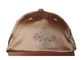 ACE di qualità superiore 5 riveste il logo di pannelli alla moda della toppa del cristallo di rocca di colore solido del tessuto del raso del berretto da baseball