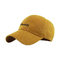 Cappelli di papà della visiera curvi pannello giallo di colore 6 per le donne