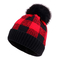 Il tessuto elastico della lana tricotta Beanie Hats For Cold Winter