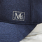 Blu su misura strutturato ha stampato il logo riflettente asciutto rapido dei berretti da baseball