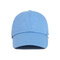 Colore blu dell'OEM nessuno Logo Cotton Fabric Baseball Cap