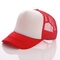Camionista in bianco Mesh Hat Without Logo alla rinfusa del cappuccio del camionista del pannello dell'OEM 5