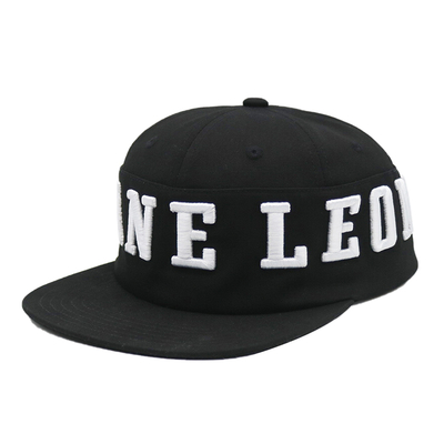 Cappello Snapback Hip Hop a tesa piatta a 6 pannelli di alta qualità Cappellino Snapback con ricamo 3D personalizzato Fornitore di cappellini Snapback